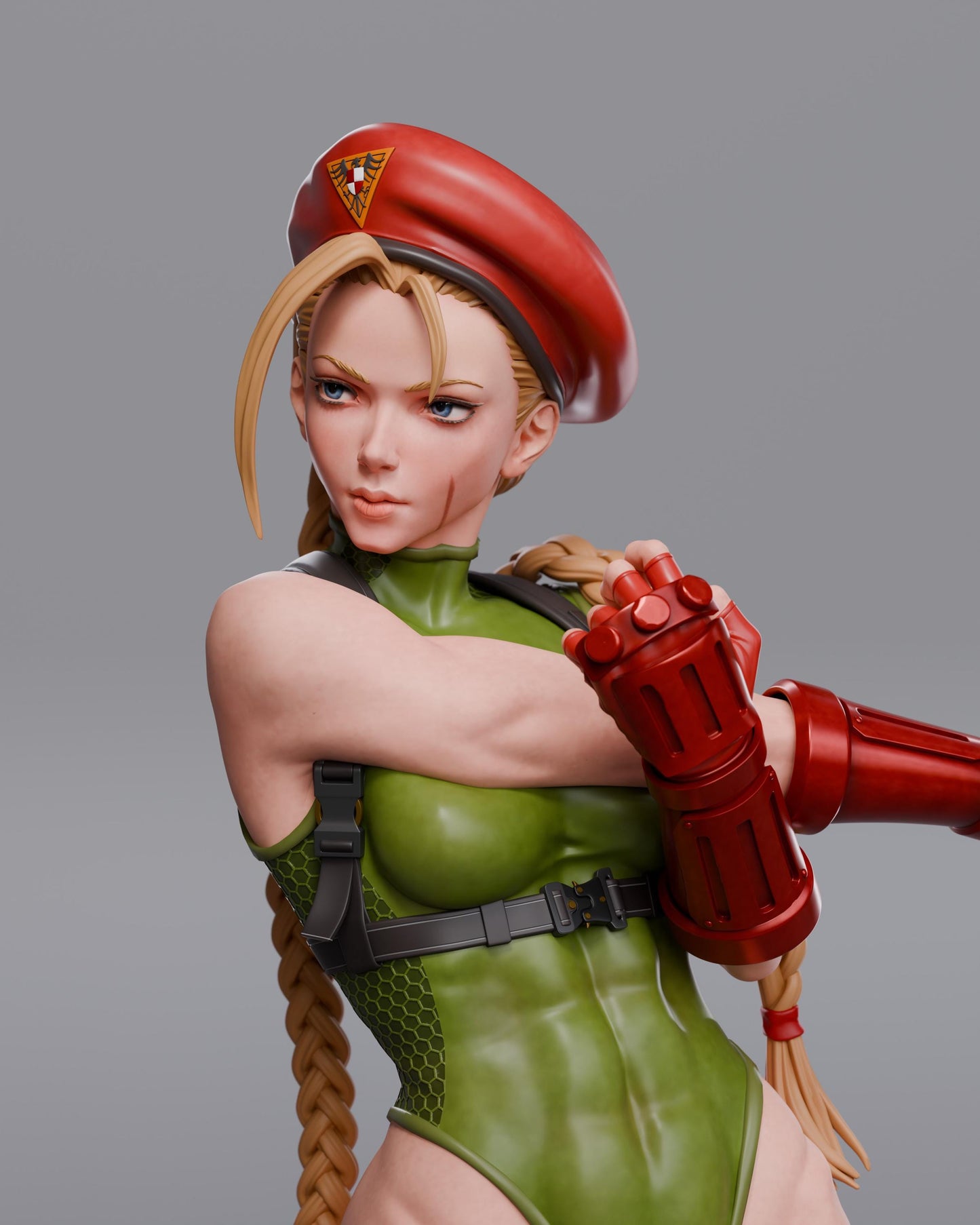 Cammy - Street Fighter | Scale 1:7 | Fanart Figur | 3D Druck | handbemalt