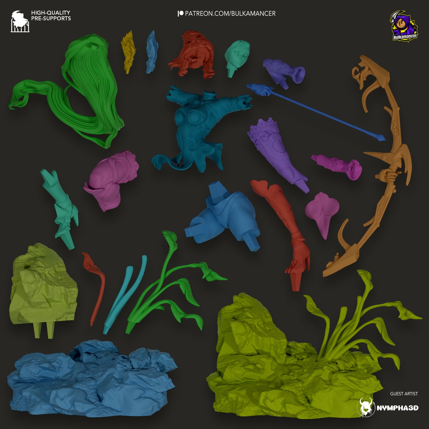 Fran - Final Fantasy XII | Fanart Figur | 3D Druck | Modelkit | unbemalt