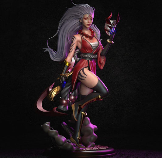 Blood Moon Diana - League of Legends Lol | Maßstab 1:7 | Fanart Figur | 3D Druck | handbemalt