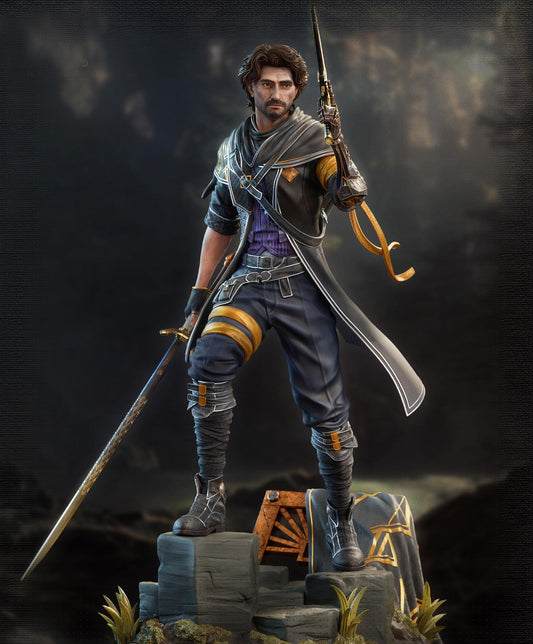 Gustav - Expedition 33 | 32cm | Fanart Figur | 3D Druck | handbemalt