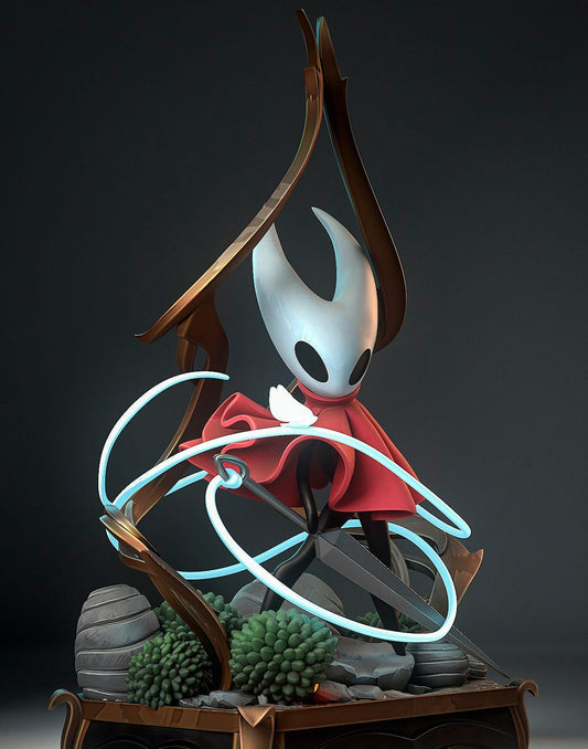 Hollow Knight Silksong - Hornet | Scale 1:3 | 18cm | Fanart Figur | 3D Druck | handbemalt