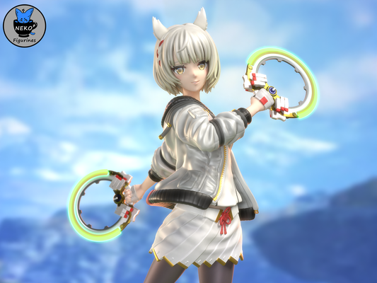 Mio - Xenoblade Chronicles 3 | Scale 1:7 | Fanart Figur | 3D Druck | handbemalt