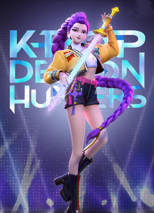Rumi - KPOP Demon Hunters | 27cm | Fanart Figur | 3D Druck | handbemalt