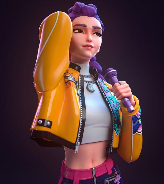 Rumi - KPOP Demon Hunters | Fanart Figur | 3D Druck | Resin | handbemalt