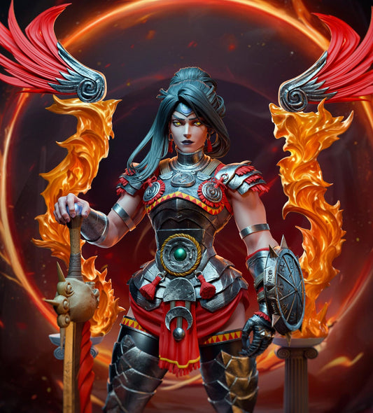 Nemesis from Hades 2 | Scale 1:8 | 33cm | Fanart Figur | 3D Druck | handbemalt