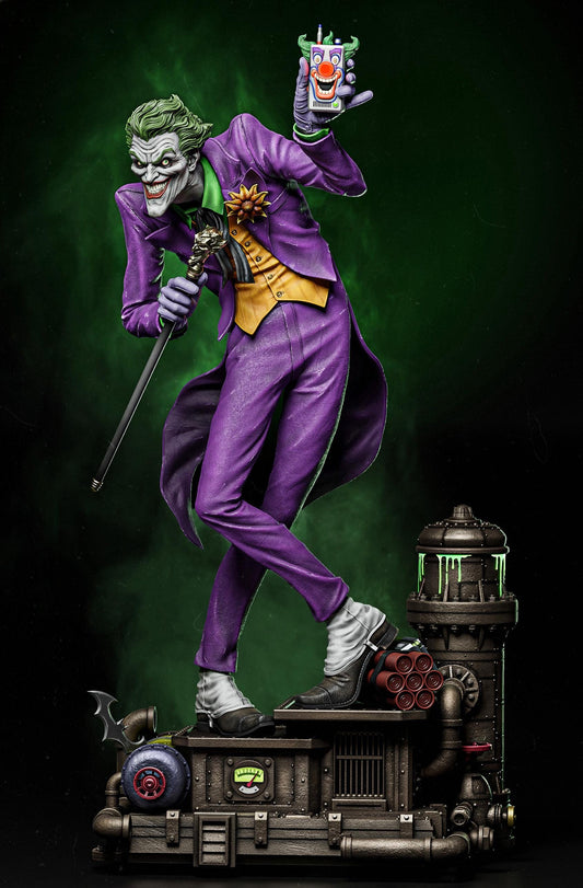 Joker - Batman | ca. 38cm | Fanart Figur | 3D Druck | handbemalt