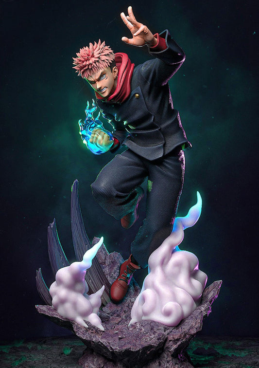 Yuji Itadori | Fanart Figur | 30cm | 3D Druck | handbemalt