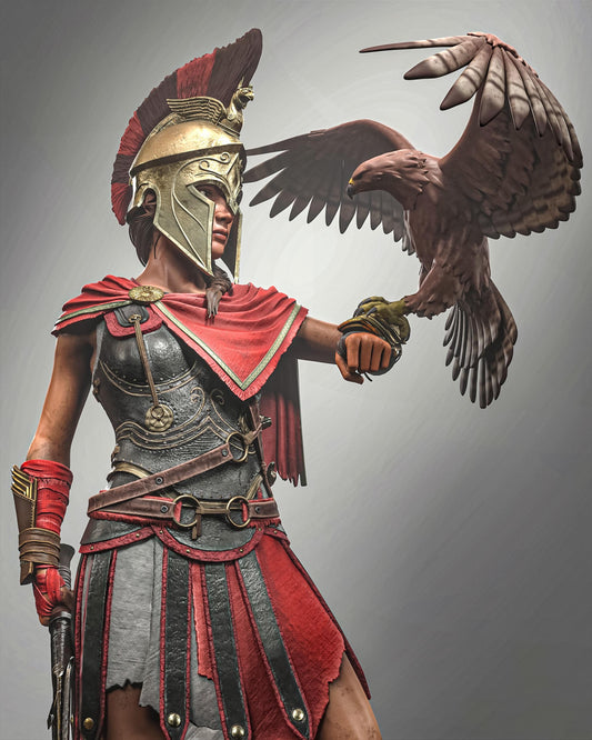 Kassandra - Assassins Creed Odyssey | Scale 1:7 | Fanart Figur | 3D Druck | handbemalt