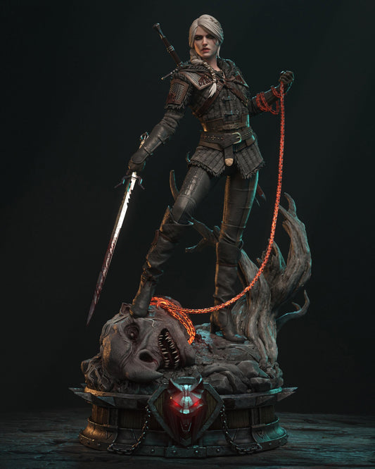 Ciri - Witcher 4 | 33cm | Fanart Figur | 3D Druck | handbemalt
