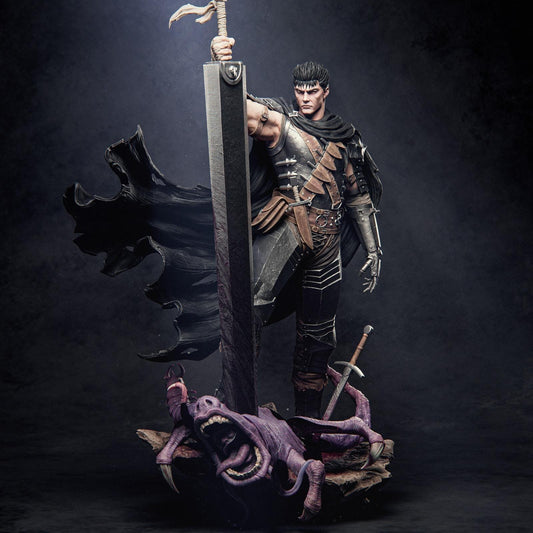 Guts - Berserk | Maßstab 1:7 | Fanart Figur | 3D Druck | handbemalt